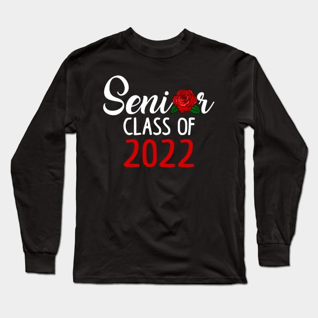 Senior Mom. Class of 2022 Long Sleeve T-Shirt by KsuAnn